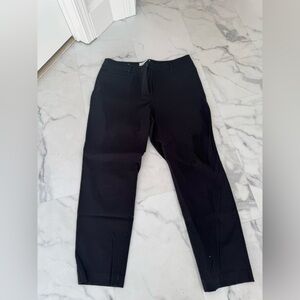 Talbots Classic Black Trousers pants straight curvy women dress pants size 14